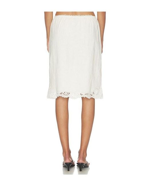 Posse White Darya Skirt