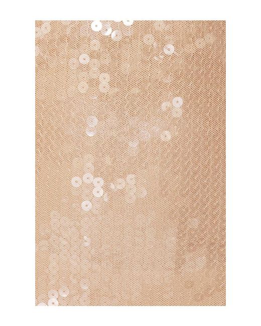 Ceren Ocak White Sequin Cut-Out Dress