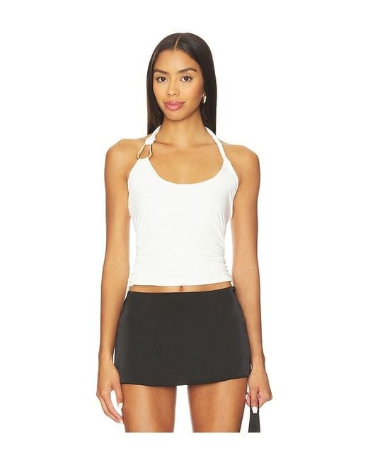 SNDY'S White Ash Tank Top
