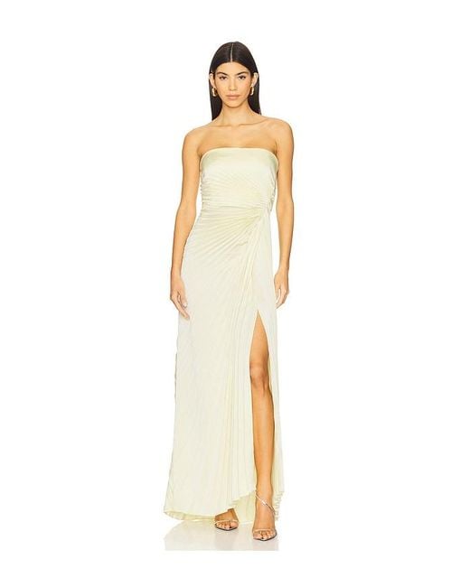 A.L.C. Metallic Abendkleid Layla