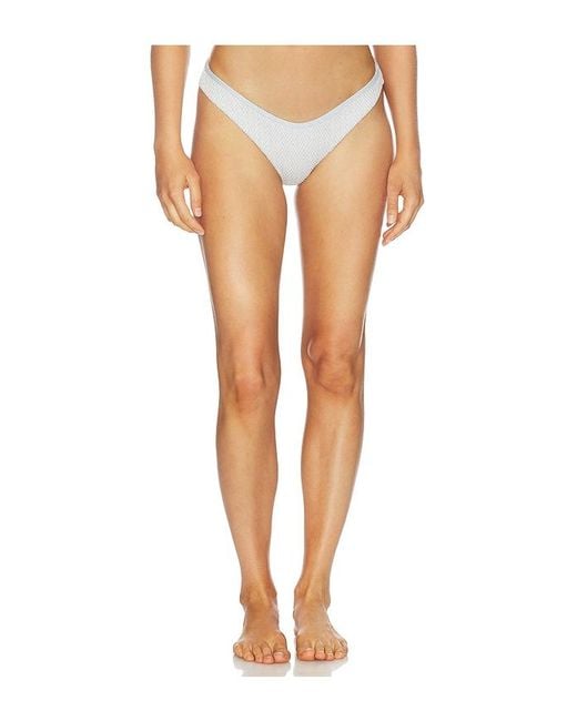 Devon Windsor White Larissa Bikini Bottom