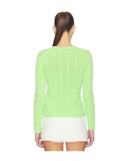Polo Ralph Lauren Green Julianna Long Sleeve Pullover