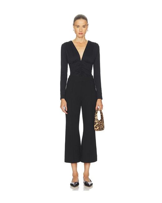 Susana Monaco Black Double Knit Crop Pant