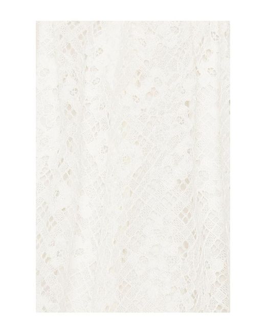 For Love & Lemons White Daisy Lace Mini Dress