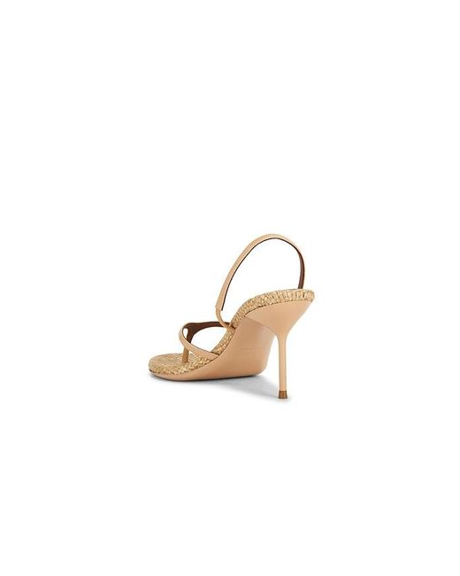 Paris Texas Natural Lidia Thong Slingback Sandal 70