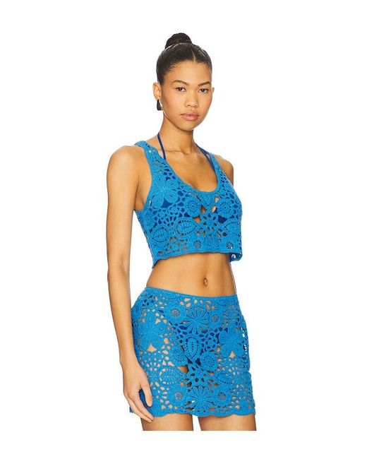 SNDY'S Blue Tala Top