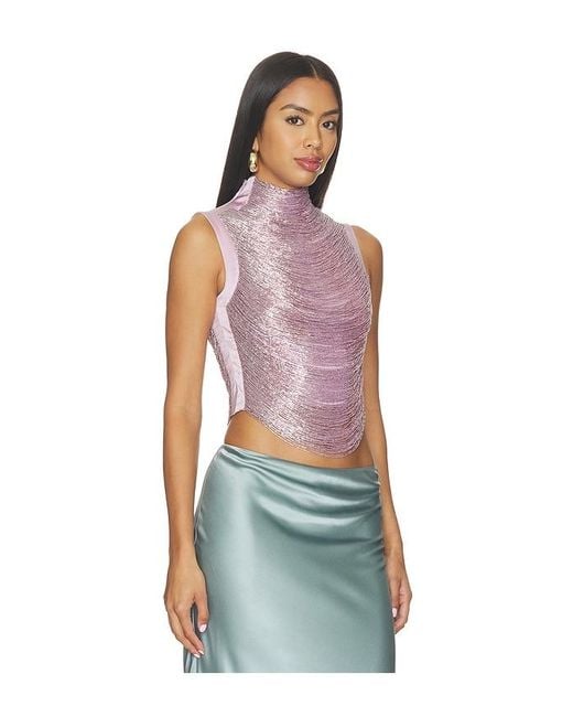 Cult Gaia Red Taraji Top