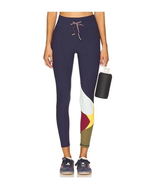 The Upside Blue Starburst 25In Midi Pant