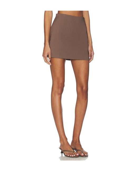 ALL THE WAYS Natural Breeta Mini Skirt Set