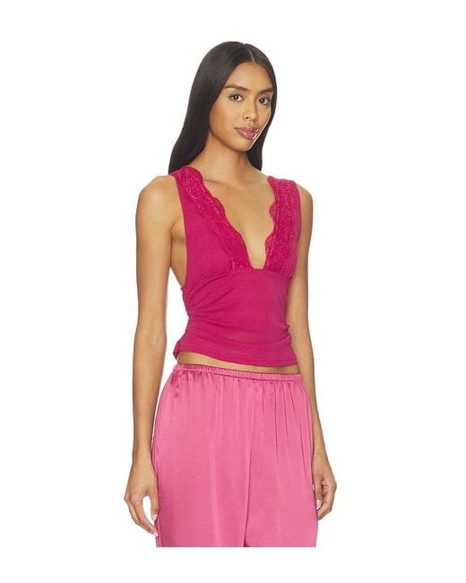 SOVERE Pink Loni Top