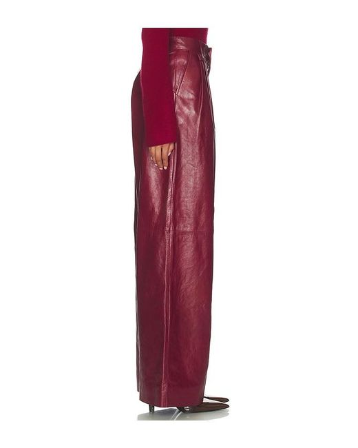 Jonathan Simkhai Red Kobie Pant