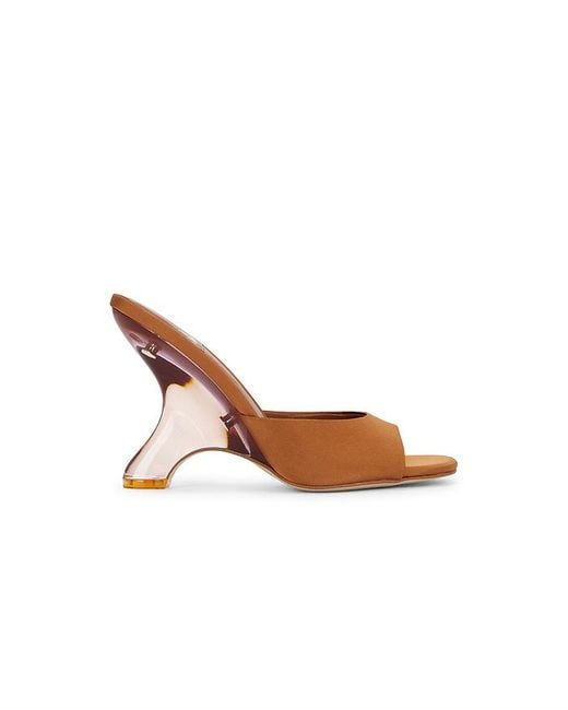 Jeffrey Campbell Brown Pantolette Mew-2