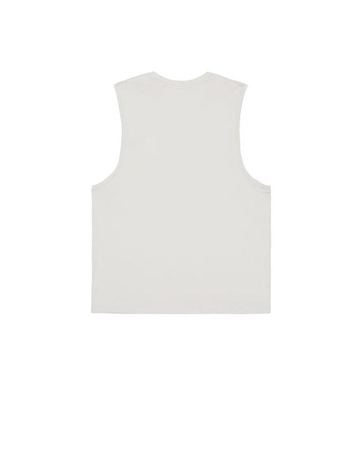 Camiseta Base En Color Gris Claro Talla En Rhone de hombre de color White