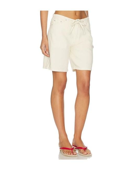 DL1961 Natural Dl Aura Sienna Low-Slung Drawstring Short
