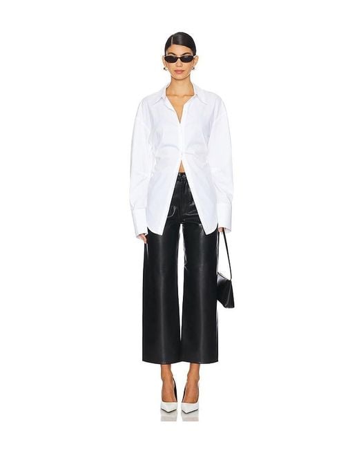 Agolde Black Ren High Rise Straight