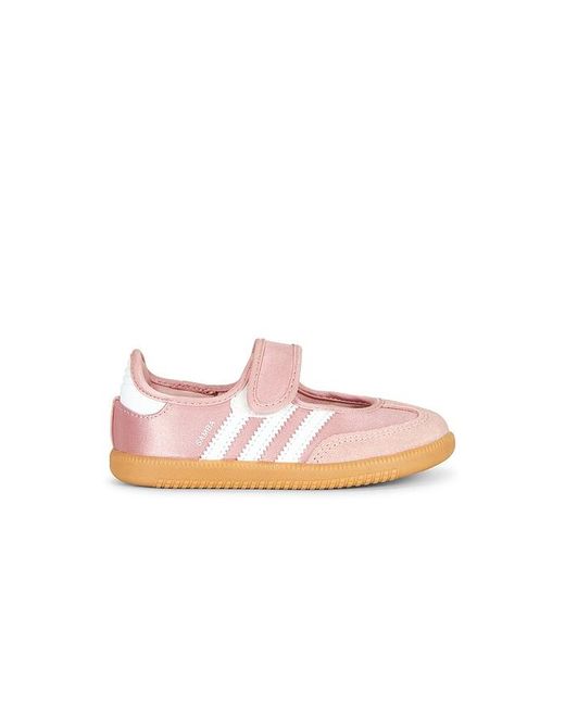 Adidas Originals Pink Toddler Samba Jane Flat