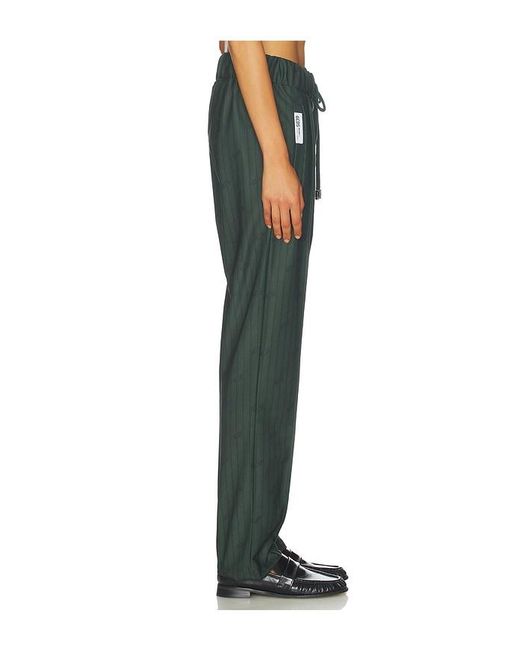 Gcds Green Triacetate Pinstripe Jogger