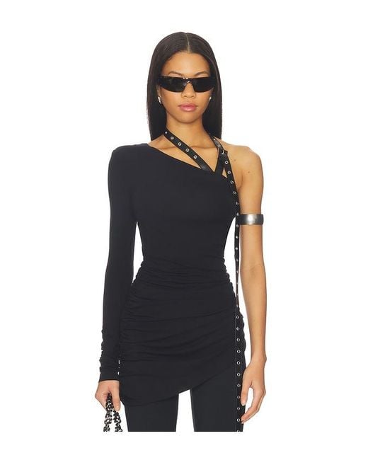 Palmatic Studio Black Latania Top
