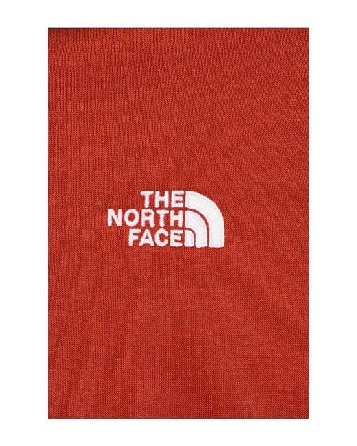 The North Face Red Evolution Simple Dome Regular Hoodie for men