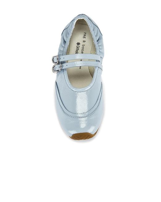 Rag & Bone White Emilee Mary Jane Runner