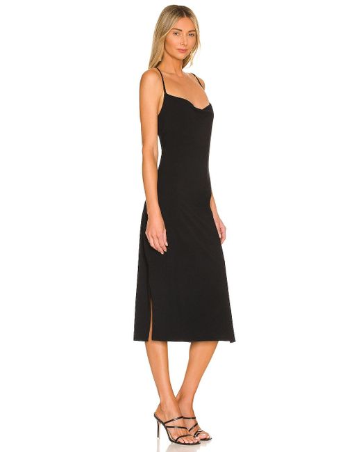 Bobi コットン クラシックタンクトップドレス カラー ブラック Lyst