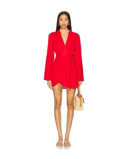 LSPACE Red Las Palmas Dress
