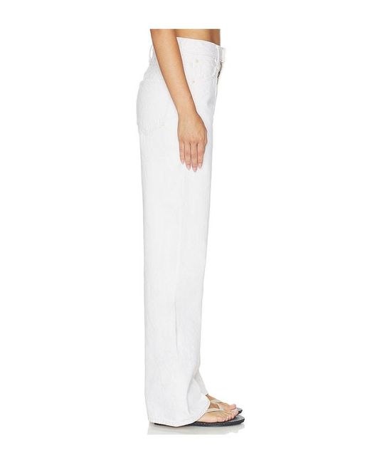 Mother White The Dodger Skimp Jeans