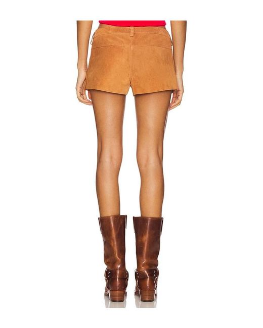 Urban Outfitters Orange X Revolve Perfect Suede Short