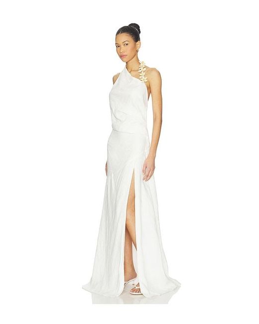 AZULU White Pia Dress