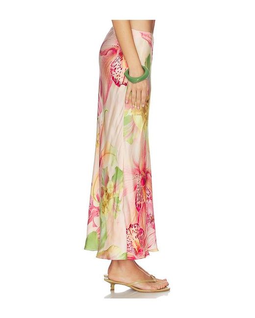 Rococo Sand Pink Midi Skirt