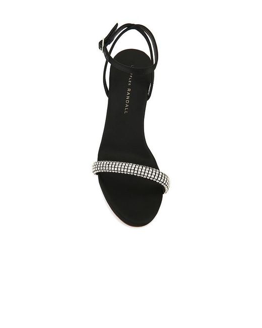 Loeffler Randall Black Malia Curved Sandal