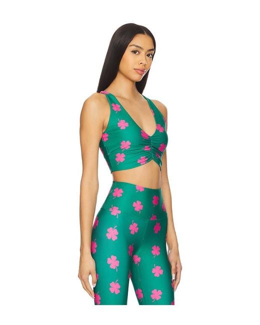 Beach Riot Green Mindy Top