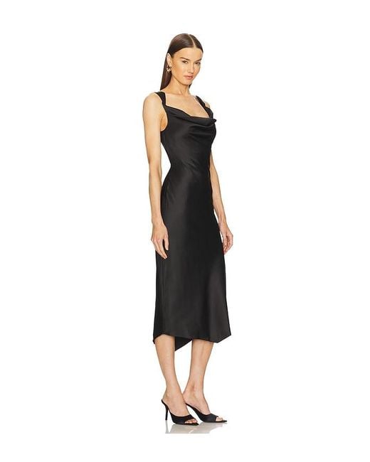 Michael Costello Black X Revolve Kylen Midi Dress
