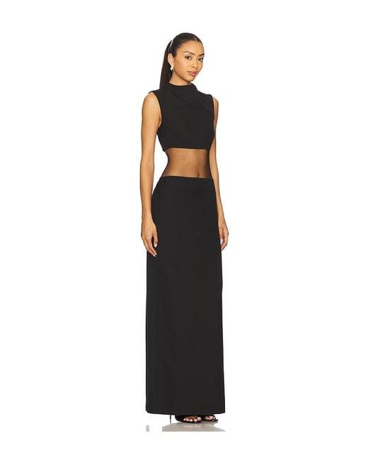 Lovers + Friends Black Wright Gown
