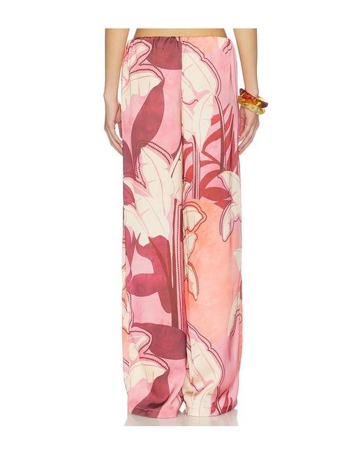 Seven Wonders Pink Kaeli Elasticated Palazzo Pant