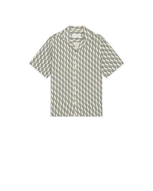 Frescobol Carioca White Roberto Linen Shirt for men