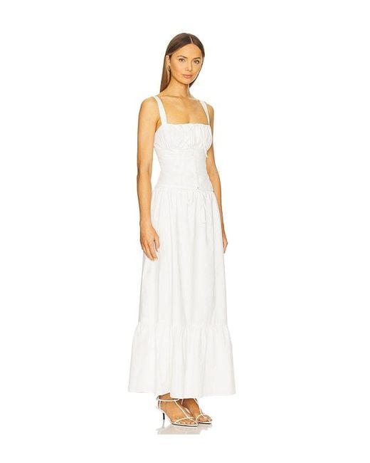 MORE TO COME White Lyanna Maxi Skirt Set