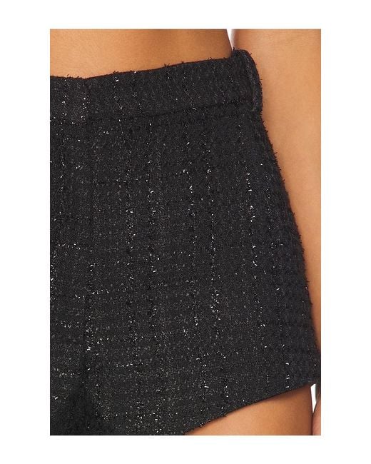 Amanda Uprichard Black Kelso Shorts