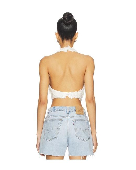 Lovers + Friends Blue Ilara Top