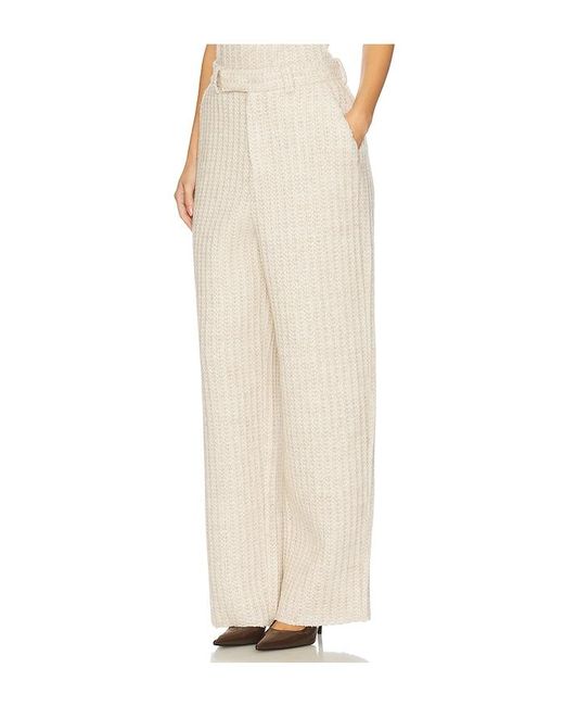 GIUSEPPE DI MORABITO Natural Waffle Knit Pant