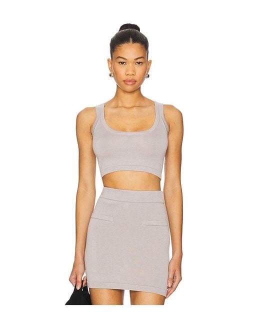 SNDY'S White Beverly Crop Top