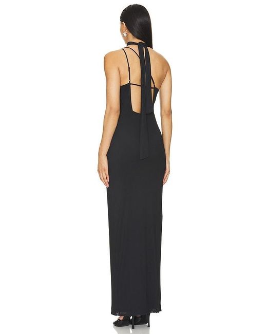 AFRM Black Savoy Dress