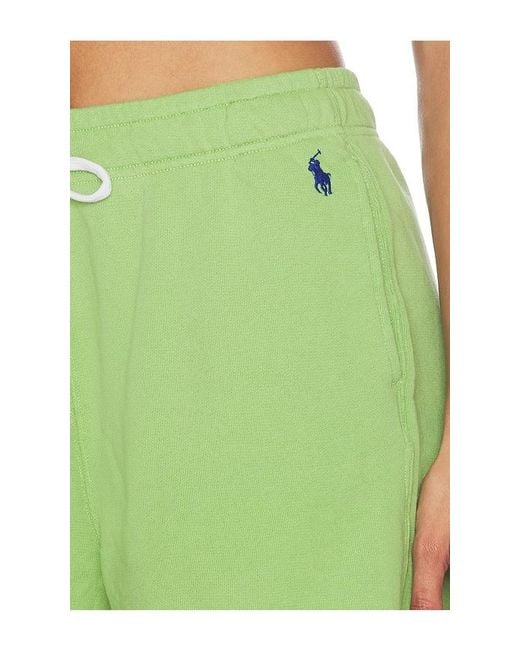 Polo Ralph Lauren Green Island Fleece Standard Shorts