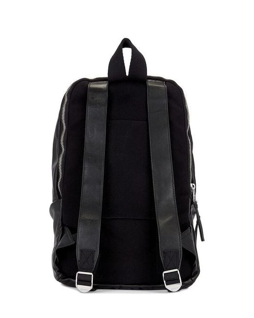 AllSaints Black Finn Updated Backpack for men