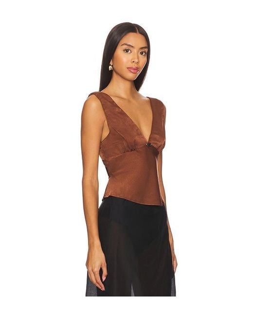 Nia Black Lace Trim Satin Camisole