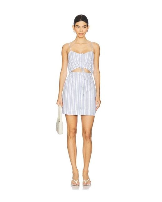 Minivestido Annie En Color Azul Talla En Jonathan Simkhai de color White