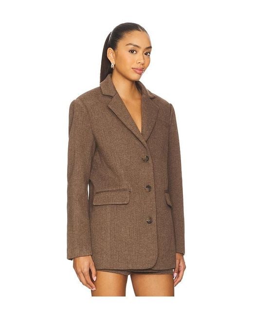 Line & Dot Brown Belmont Blazer