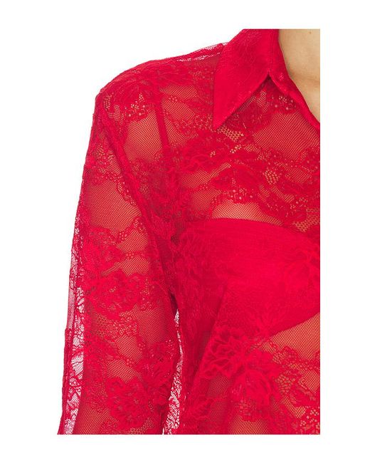 Muma World Red Aka Sukara Laced Classic Shirt
