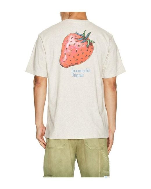 Thisisneverthat Multicolor Strawberry Tee for men