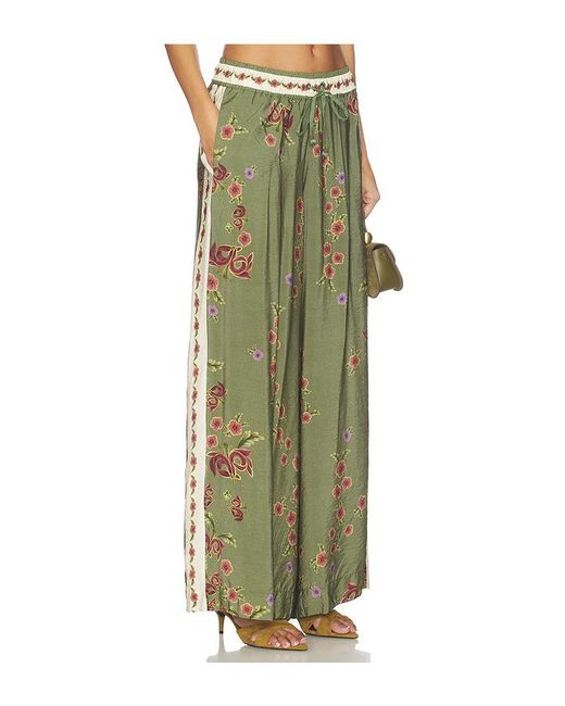 Agua Bendita Green Janis Pants